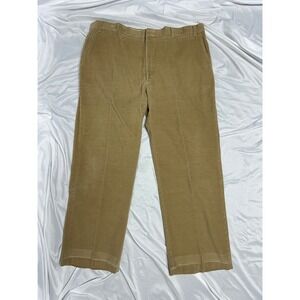 Vintage Blair Mens Tan Corduroy Pants Straight Leg Made in USA Size 44x30